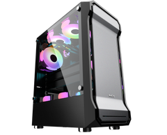 Case Mik AH01 Metal Black Gaming Kính Cường Lực