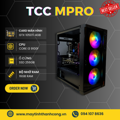 PC Gaming MPRO (H310 | i3 9100F | Ram 16GB | GTX 1050Ti 4GB | SSD 360GB | 550W)