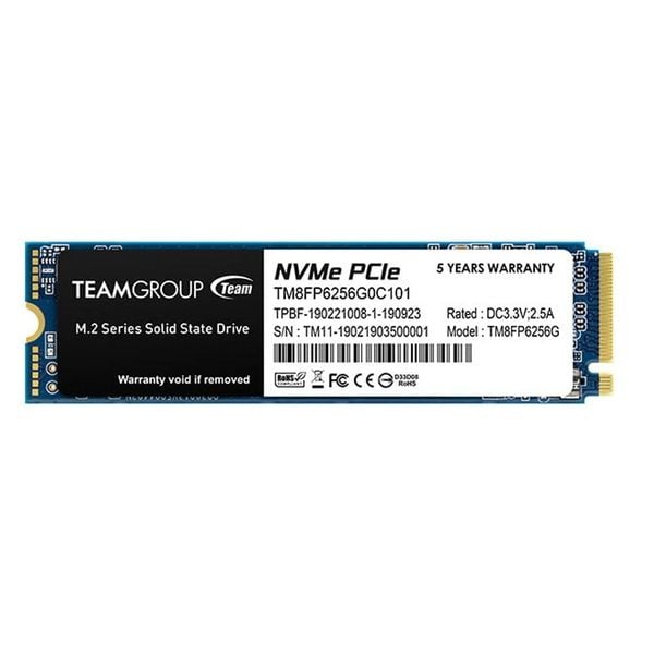 Ổ cứng SSD 256GB TEAMGROUP MP33 PCIe NVMe GEN 3X4