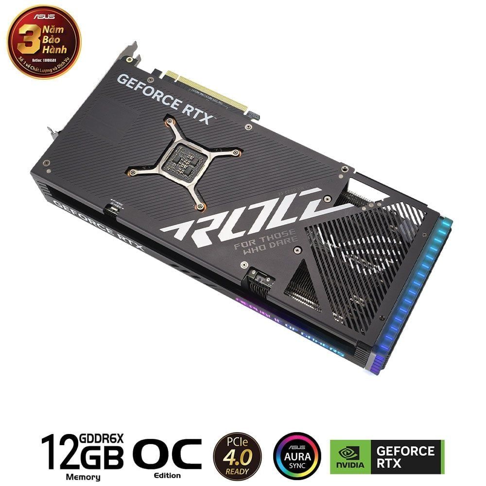 Card màn hình RTX 4070 ASUS ROG Strix 12GB OC Edition (ASUS-ROG-STRIX-RTX4070-O12G-GAMING)