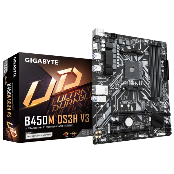 MAIN GIGABYTE B450M DS3H V3 ( AM4 / m-ATX / 4xDDR4 )