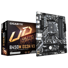 MAIN GIGABYTE B450M DS3H V3 ( AM4 / m-ATX / 4xDDR4 )