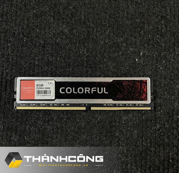 Ram DDR4 Colorful 8GB Buss 2666 tản nhiệt thép USED