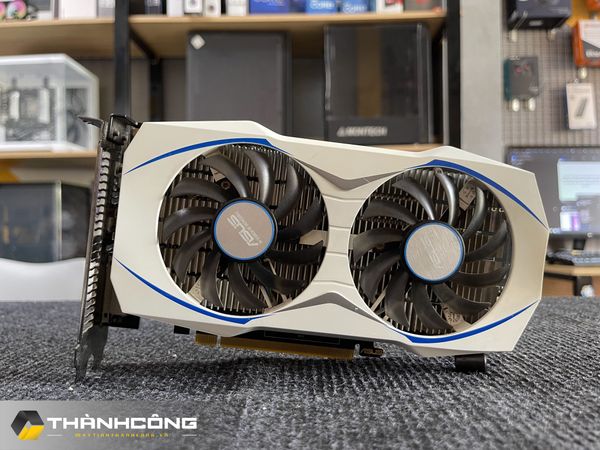 CARD MÀN HÌNH GTX 1050Ti 4GB ASUS DUAL 2FAN WHITE (USED)