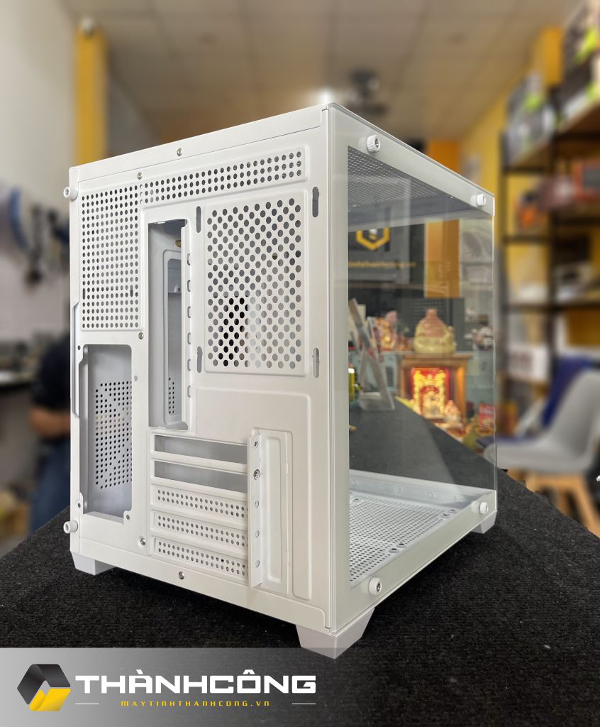 Case MAGIC Aqua-M Ultra White | M-ATX (No Fan) USED