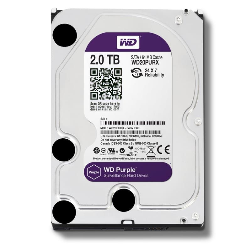 Ổ cứng Western Digital Purple 2TB RN