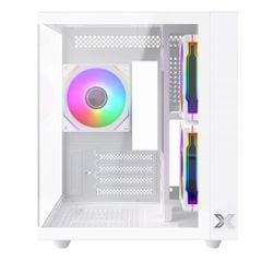 CASE Xigmatek AQUA M NANO 3GF (3 FAN) M-ATX WHITE