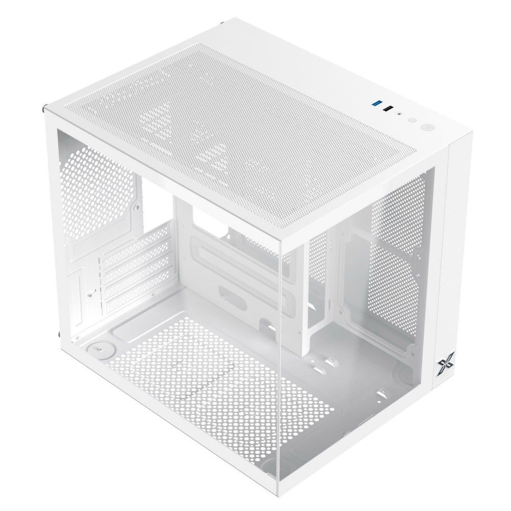 CASE Xigmatek AQUA M NANO 3GF (3 FAN) M-ATX WHITE