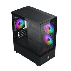 Case Xigmatek Alphard M 3GF (3 Fan) M-ATX BLACK