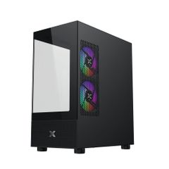 Case Xigmatek Alphard M 3GF (3 Fan) M-ATX BLACK