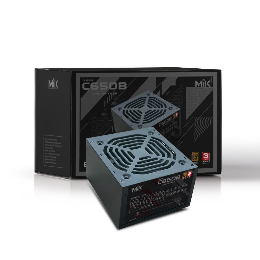 Nguồn 650W MIK SPOWER C650B – 650W Bronze