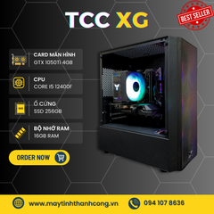 PC Gaming 2023 TC XG HERO (H610M | i5 12400F | SSD 256GB | RAM 16GB | 550W | VGA GTX 1050Ti 4GB)