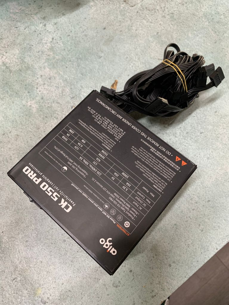 Nguồn AIGO CK550PRO 550W | Chuẩn 80+ Efficiency BH 07/2027