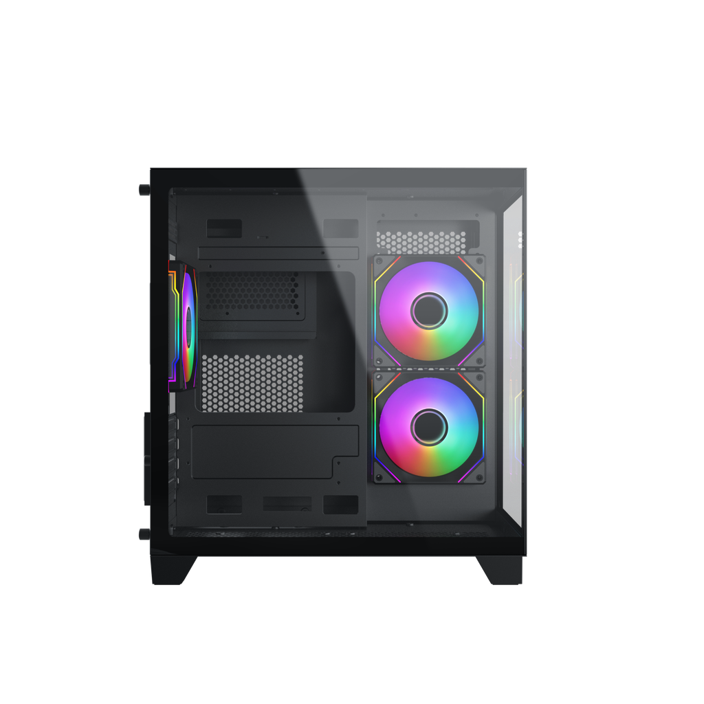 CASE Xigmatek AQUA M NANO 3GF (3 FAN) M-ATX