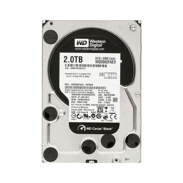 HDD WD BLACK 2TB 7200RPM