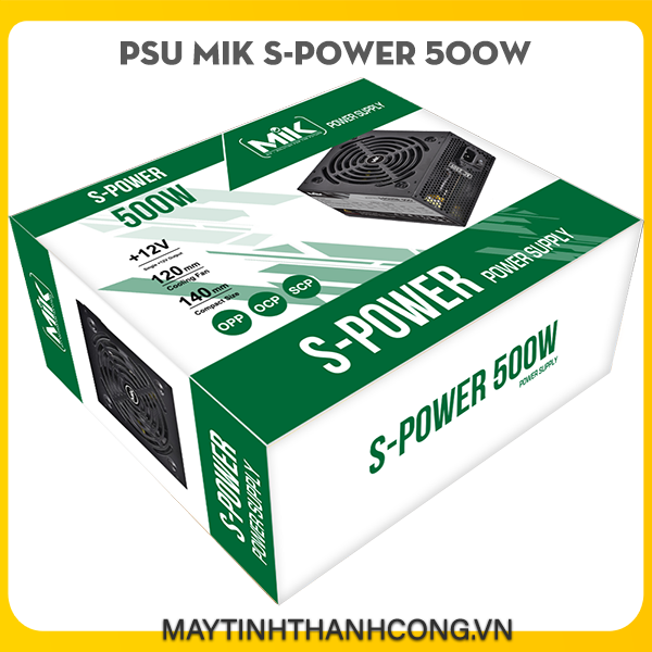Nguồn Máy Tính PSU MIK S-POWER 500W