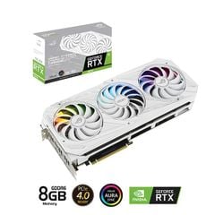 CARD MÀN HÌNH ASUS ROG STRIX GEFORCE RTX 3070 O8G WHITE