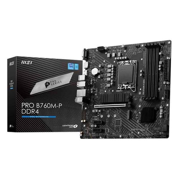 Main MSI PRO B760M-P DDR4 ( LGA1700 | M-ATX | 4XDDR4 )
