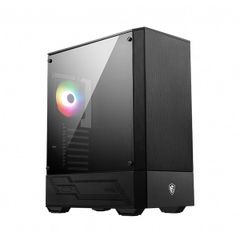 Case MSI MAG FORGE 110R (Mid Tower/ Màu Đen/1 Fan Led RGB)
