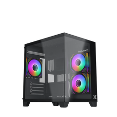 CASE Xigmatek AQUA M NANO 3GF (3 FAN) M-ATX