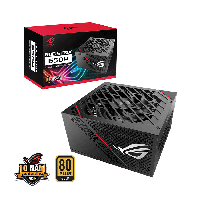 Nguồn máy tính ASUS 650W ROG STRIX 80 PLUS GOLD