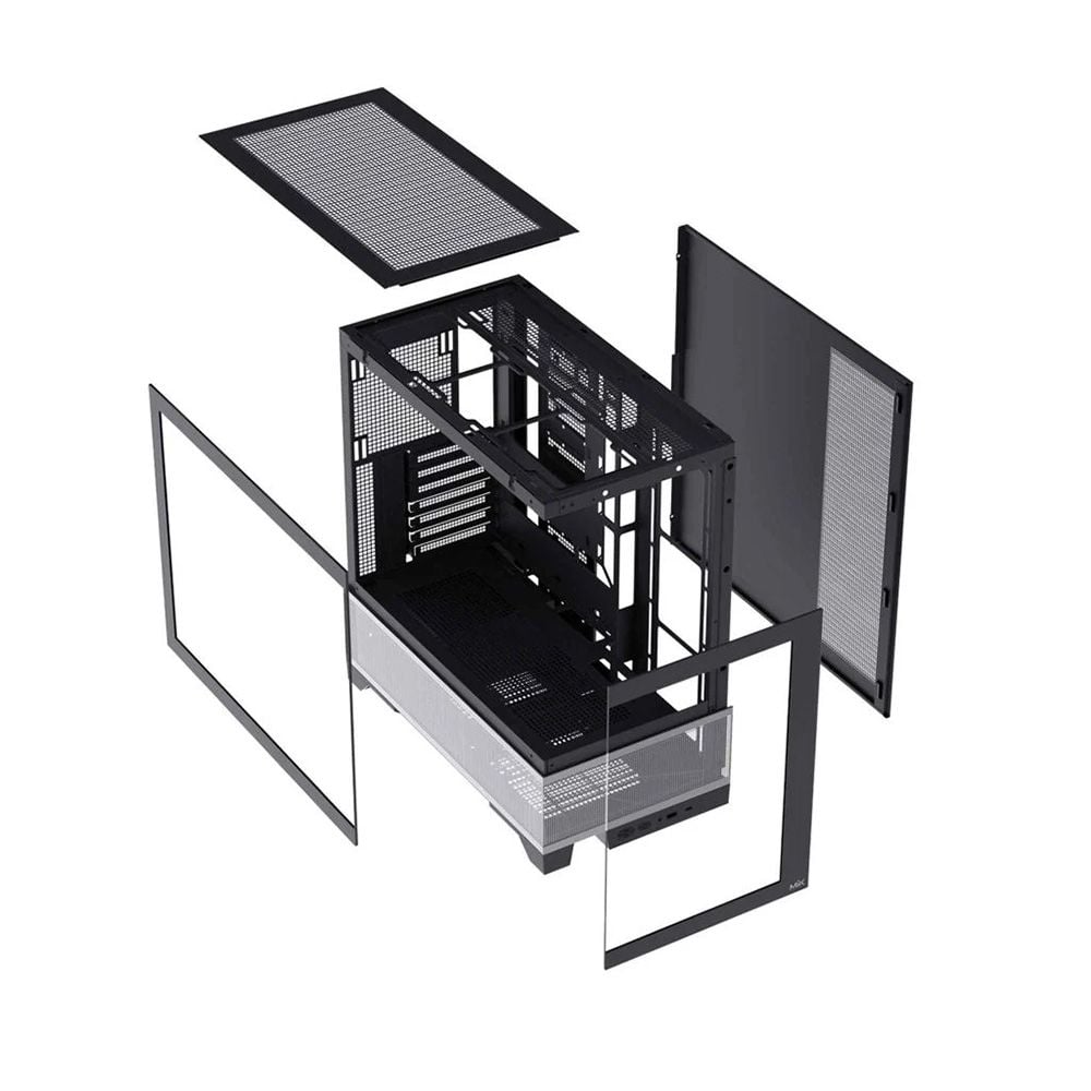 CASE MIK LUMINE GAMING BLACK 4 FAN