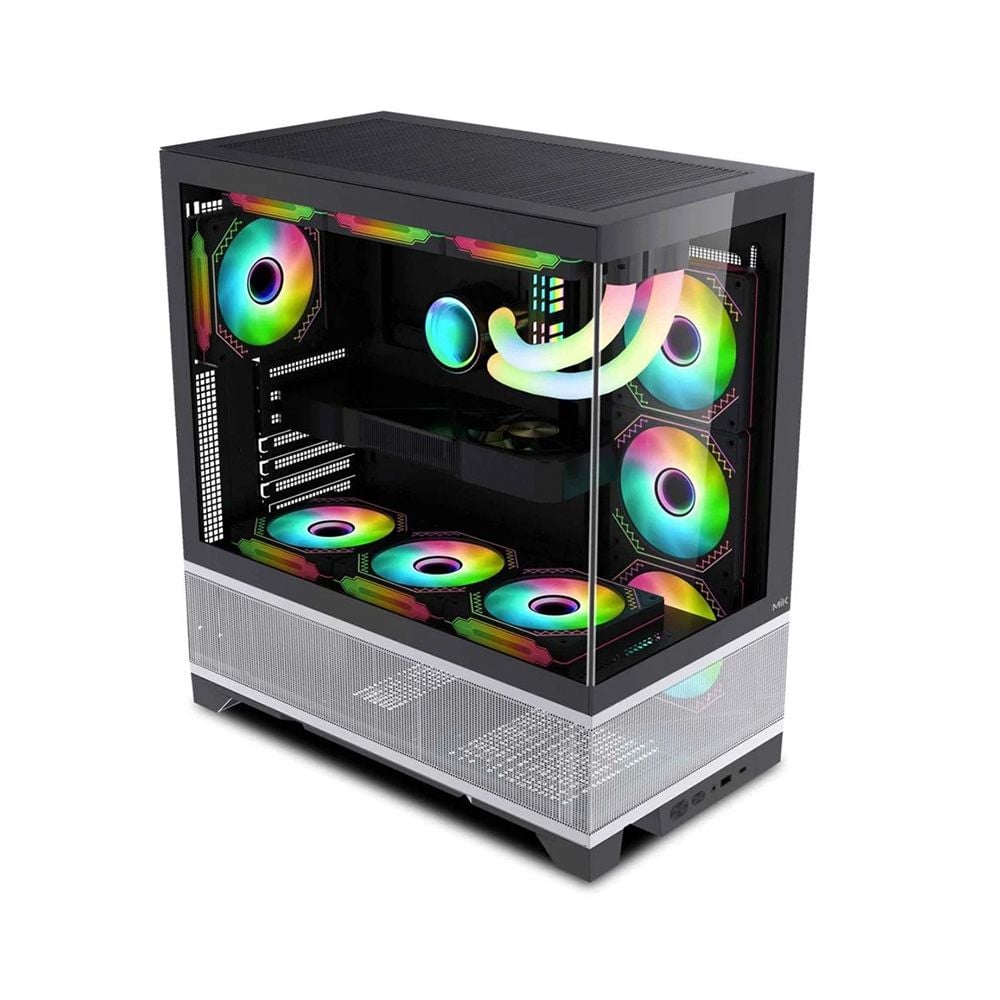 CASE MIK LUMINE GAMING BLACK 4 FAN