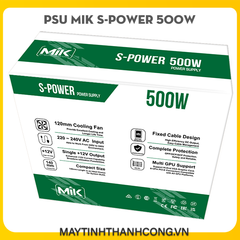 Nguồn Máy Tính PSU MIK S-POWER 500W