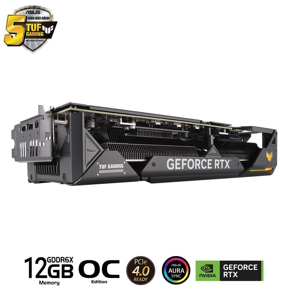 Card màn hình ASUS TUF Gaming GeForce RTX 4070 OC Edition 12GB (TUF-RTX4070-O12G-GAMING)