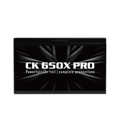 Nguồn Aigo CK650X 650W Pro A.PFC | 85 Plus, Cáp dẹt đen, Dual CPU