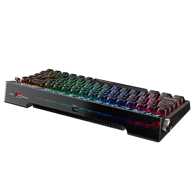 Bàn Phím Cơ Machenike KT68 Pro Mechanical Black Gaming