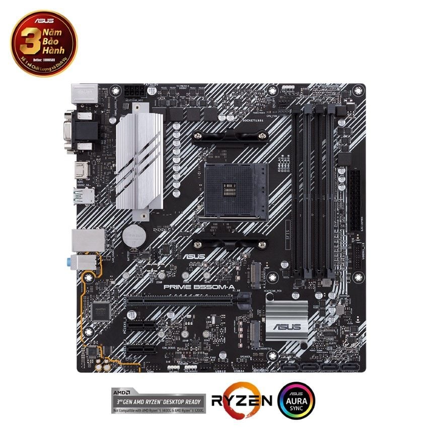 MAIN AMD ASUS PRIME B550M-A (B550, SOCKET AM4,M- ATX, 4xDRR4) NEW
