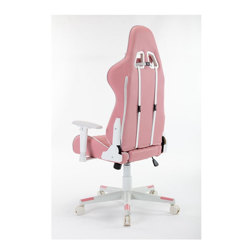 GHẾ GAMING WARRIOR GAMING CHAIR - RAIDER SERIES - WGC206 -WHITE/PINK