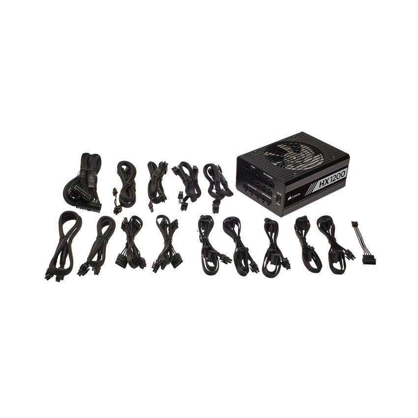 Nguồn máy tính CORSAIR HX1200 1200W - 80 PLUS PLATINUM - FULL MODULAR