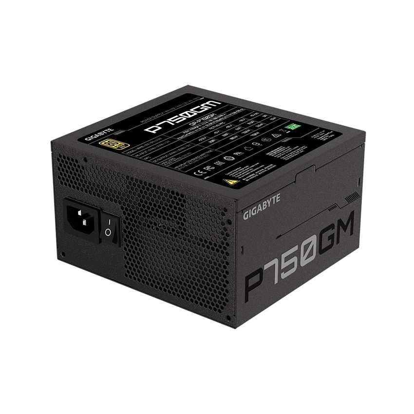Nguồn máy tính GIGABYTE P750GM 750W - 80 PLUS GOLD - FULL MODULAR