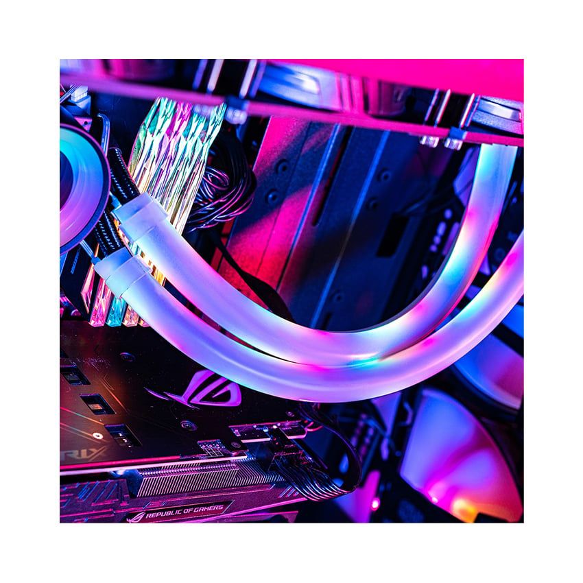 Dây LED Tube Sleeve A1 12MM ARGB bọc tản AIO Cooler Master