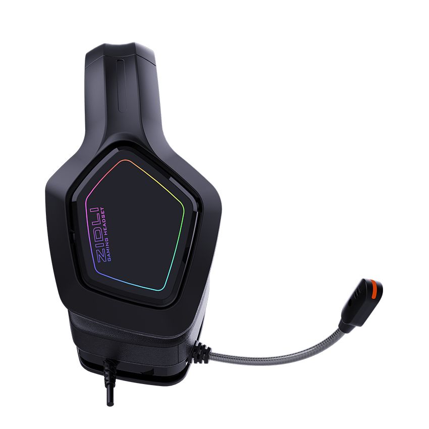 Tai nghe GAMING Zidli FCORE FH6U Black (7.1,USB, RGB)