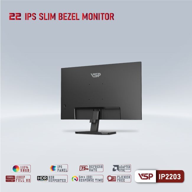 Màn hình vsp IP2203 22 inch IPS 75Hz Phẳng