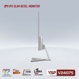 Màn hình VSP Slim Bezel V2407S 24 inch Full HD 75Hz IPS | VGA | HDMI - MÀU TRẮNG