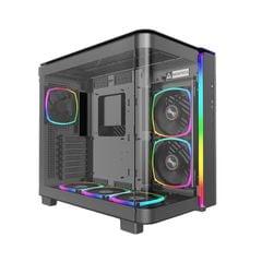 Case Montech King 95 Pro - Đen | Sẵn 6 fan ARGB