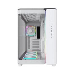 Case Montech King 95 Pro - Trắng | Sẵn 6 fan ARGB