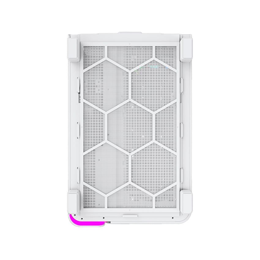 Case Montech King 95 Pro - Trắng | Sẵn 6 fan ARGB