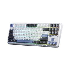 BÀN PHÍM CƠ GAMING 3 MODE AULA F87 (Phiên bản Xám + Trắng + Xám đậm/ Grey wood switch)