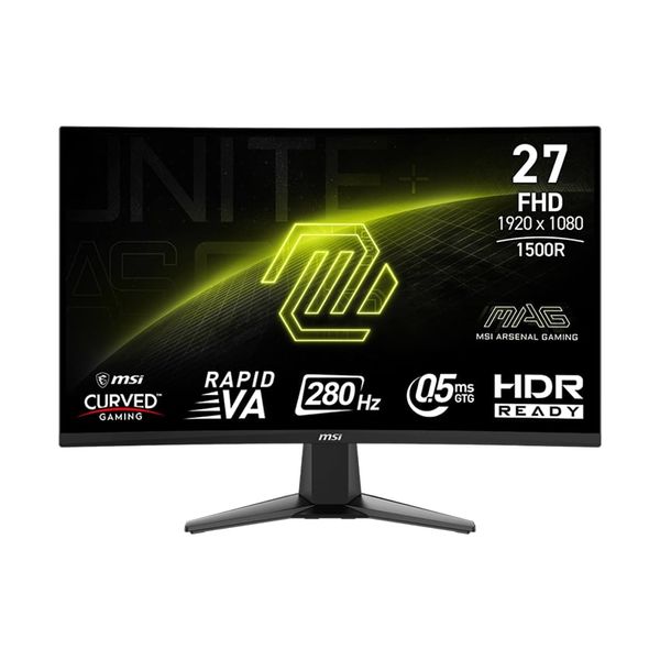 Màn Hình Cong MSI MAG 276CXF 27 inch FHD RAPID VA 280Hz 0.5MS 102% sRGB HDMI+DP