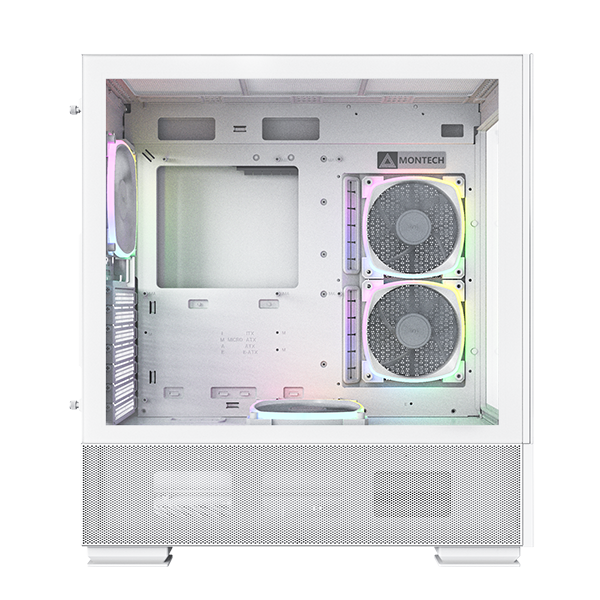 Case Montech SKY TWO (Mid Tower/Màu Trắng) - 4 FAN ARGB