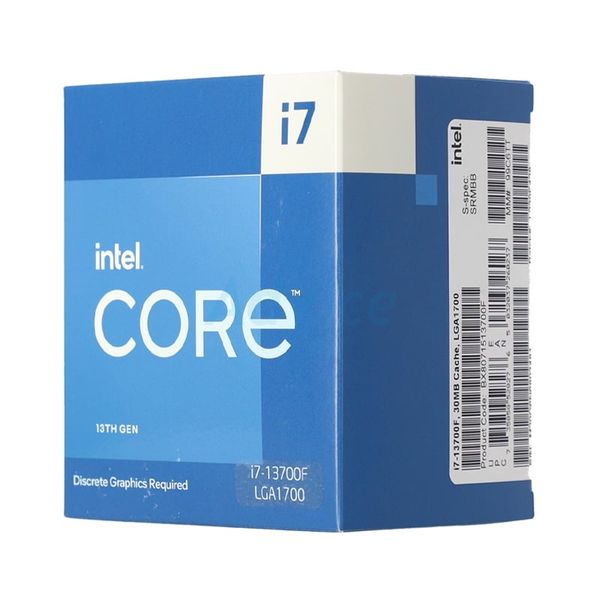 CPU INTEL CORE I7 13700F BOX CHÍNH HÃNG (16 NHÂN 24 LUỒNG / 1.5 - 5.2 GHZ / 30MB)