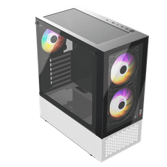 Case Magic GM-04 AIR BLACK AND WHITE GLASS 3F ATX