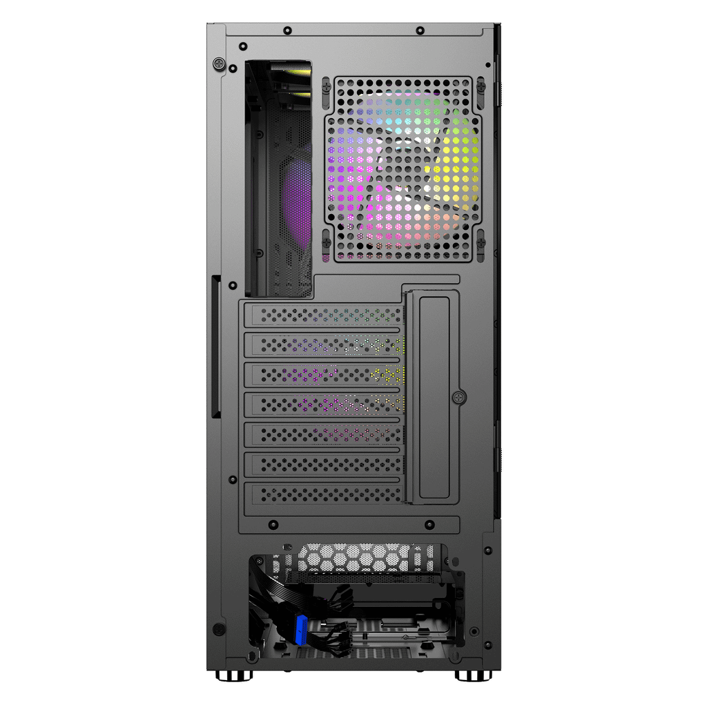 Case Magic GM-04 AIR BLACK AND WHITE GLASS 3F ATX