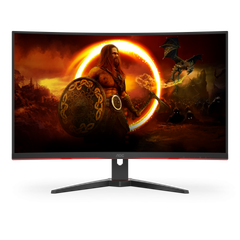 Màn Hình LCD Cong AOC C32G2E/74 32 inch FHD/VA/165Hz/1ms/HDMI+DP/Freesync Chuyên Game