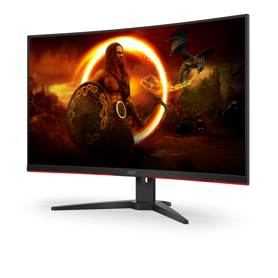 Màn Hình LCD Cong AOC C32G2E/74 32 inch FHD/VA/165Hz/1ms/HDMI+DP/Freesync Chuyên Game